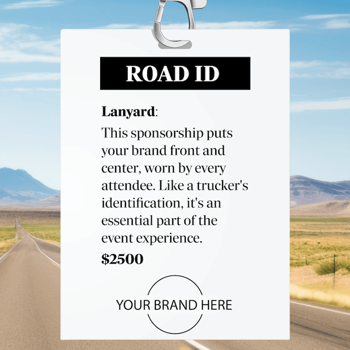 Sponsorship: The Road ID - Lanyard image